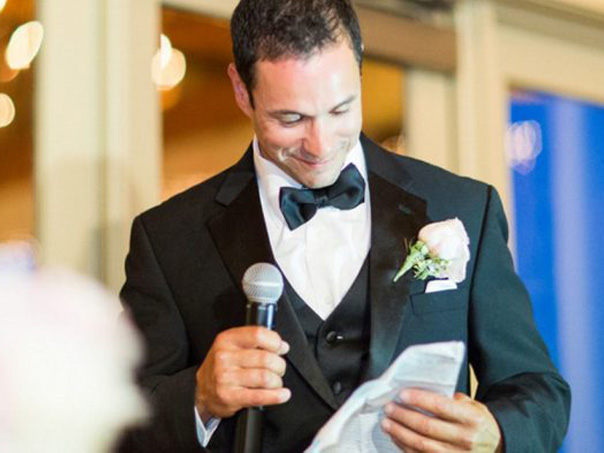our wedding pa hire comes with a microphone for speeches
